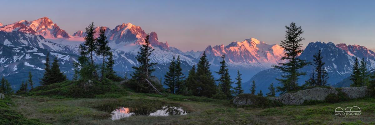 N 2127 2019 Coucher De Soleil Sur Le Mont Blanc Depuis